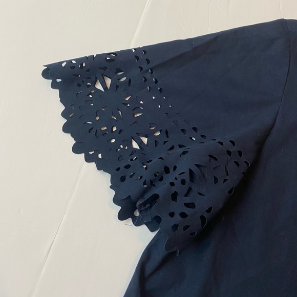 J. Crew size Xs navy blouse - Picture 5 of 10